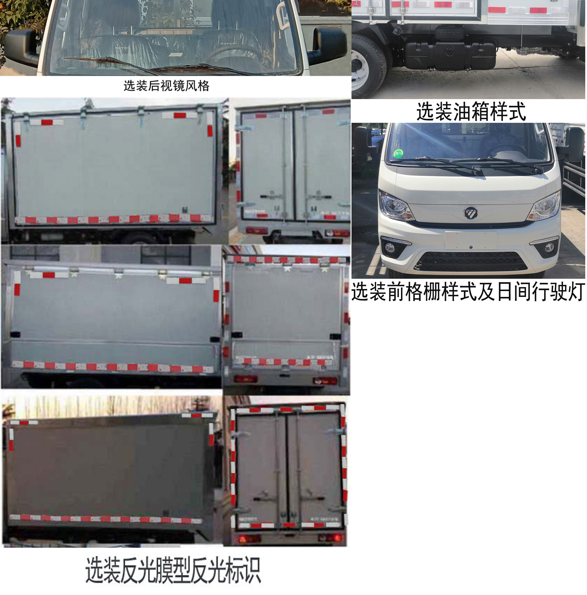 福田牌BJ5032XYK5JV5-01翼開啟廂式車公告圖片