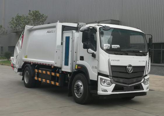 福田牌BJ5182ZYSEV-H1純電動壓縮式垃圾車公告圖片