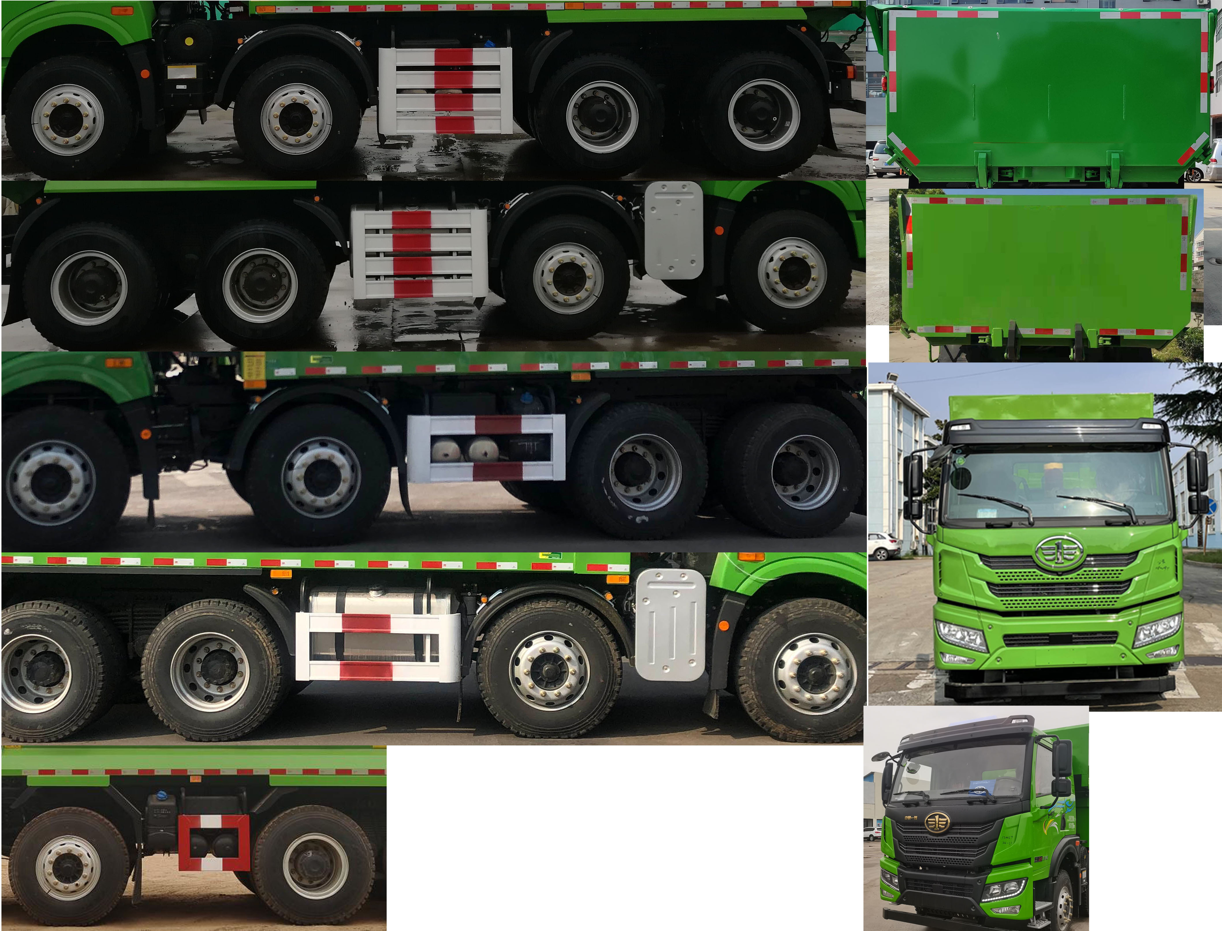 解放牌CA5311ZLJP1K15L2T4E6A80自卸式垃圾車公告圖片