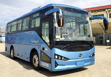 比亚迪牌BYD6810C4EV1纯电动城市客车图片