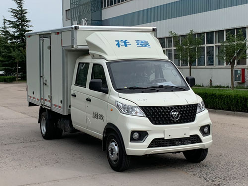 福田牌BJ5030XXY4AV8-32厢式运输车图片