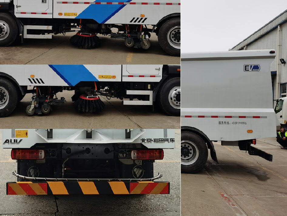 福田牌BJ5184TXSEV-H1纯电动洗扫车公告图片