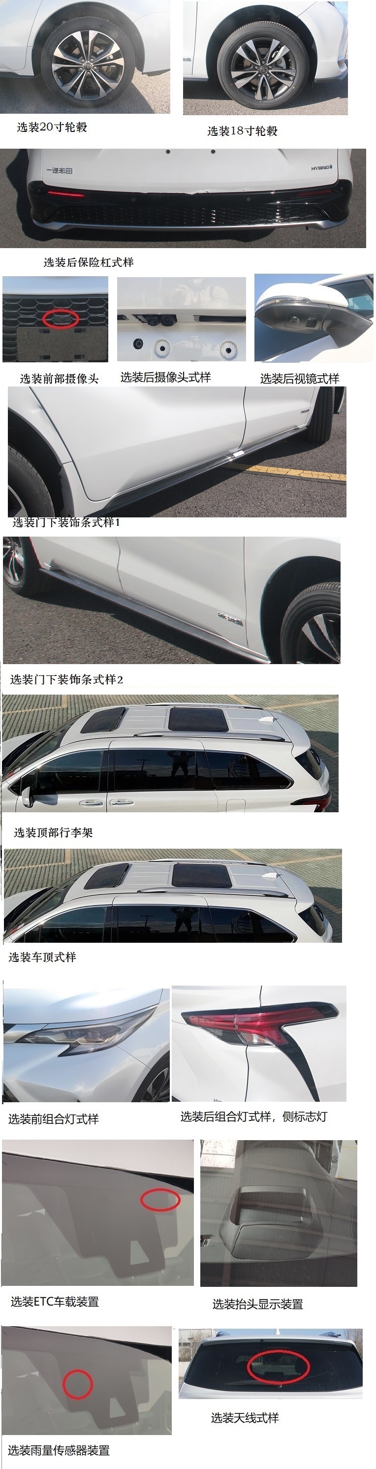 丰田牌TV6520HEV混合动力多用途乘用车公告图片