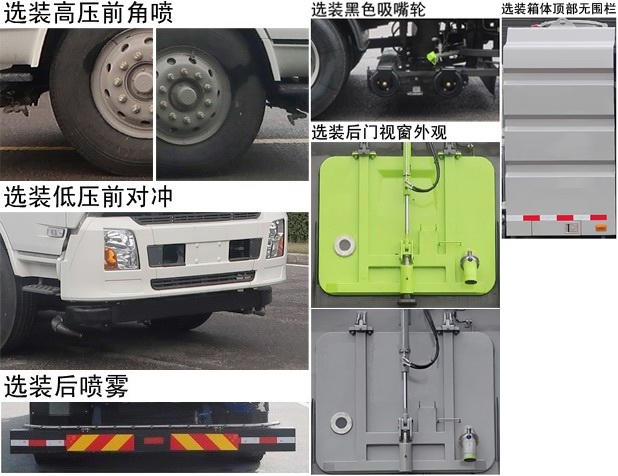 中聯(lián)牌ZBH5180TXSDBY6洗掃車公告圖片