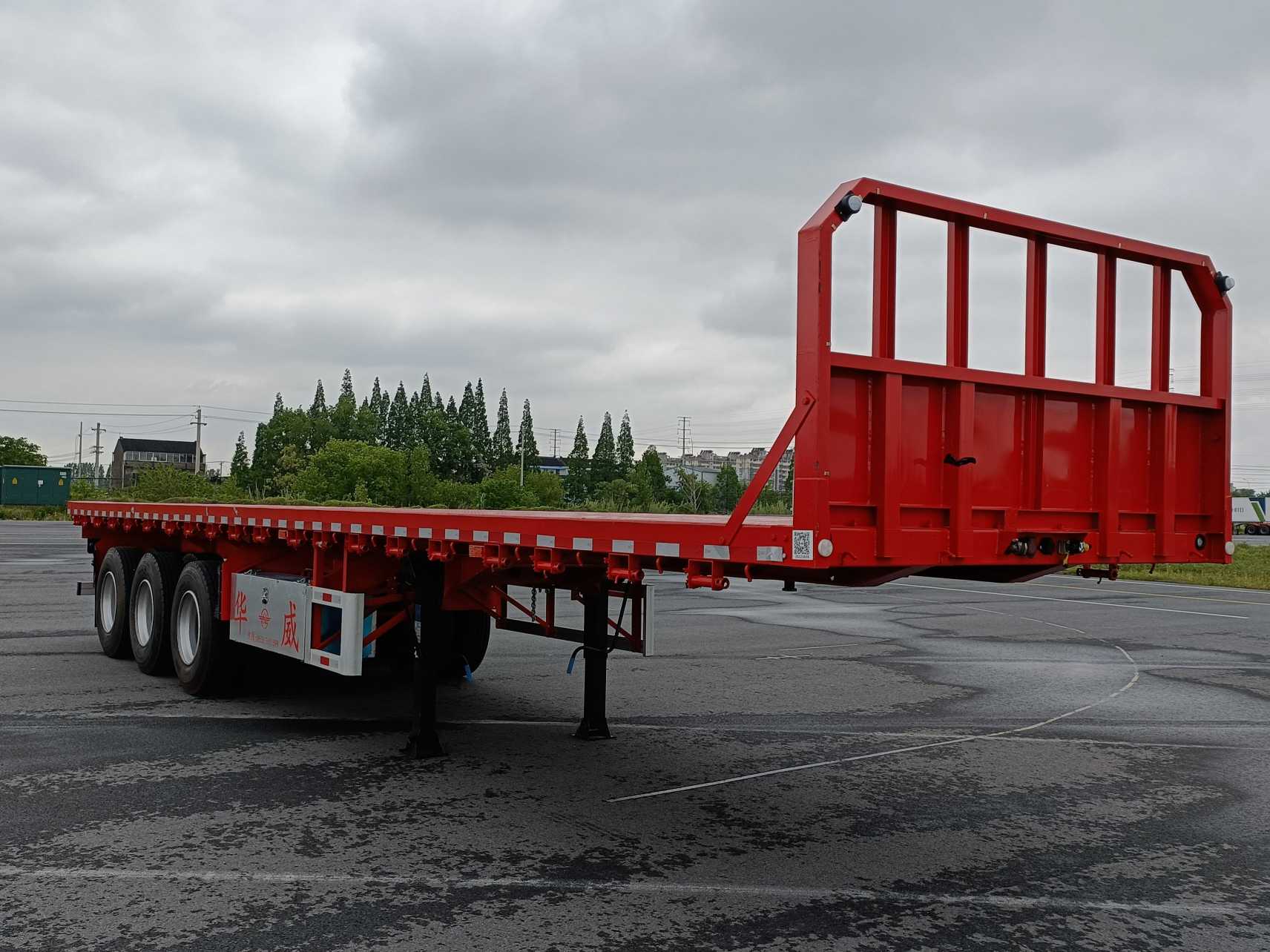 吉运牌11.5米35.2吨3轴平板运输半挂车(MCW9401TPB)