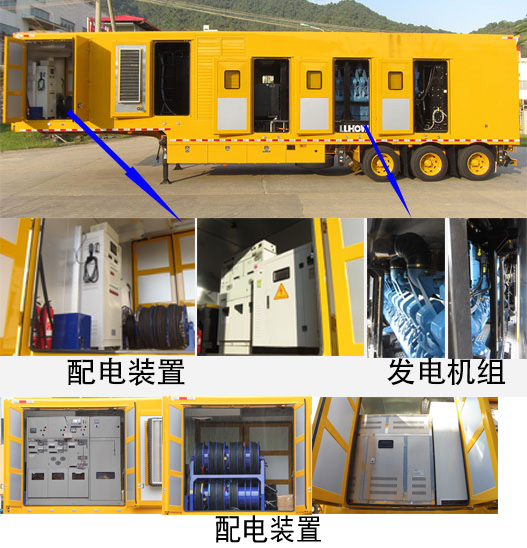 海德馨牌HDX9403XDY电源半挂车公告图片