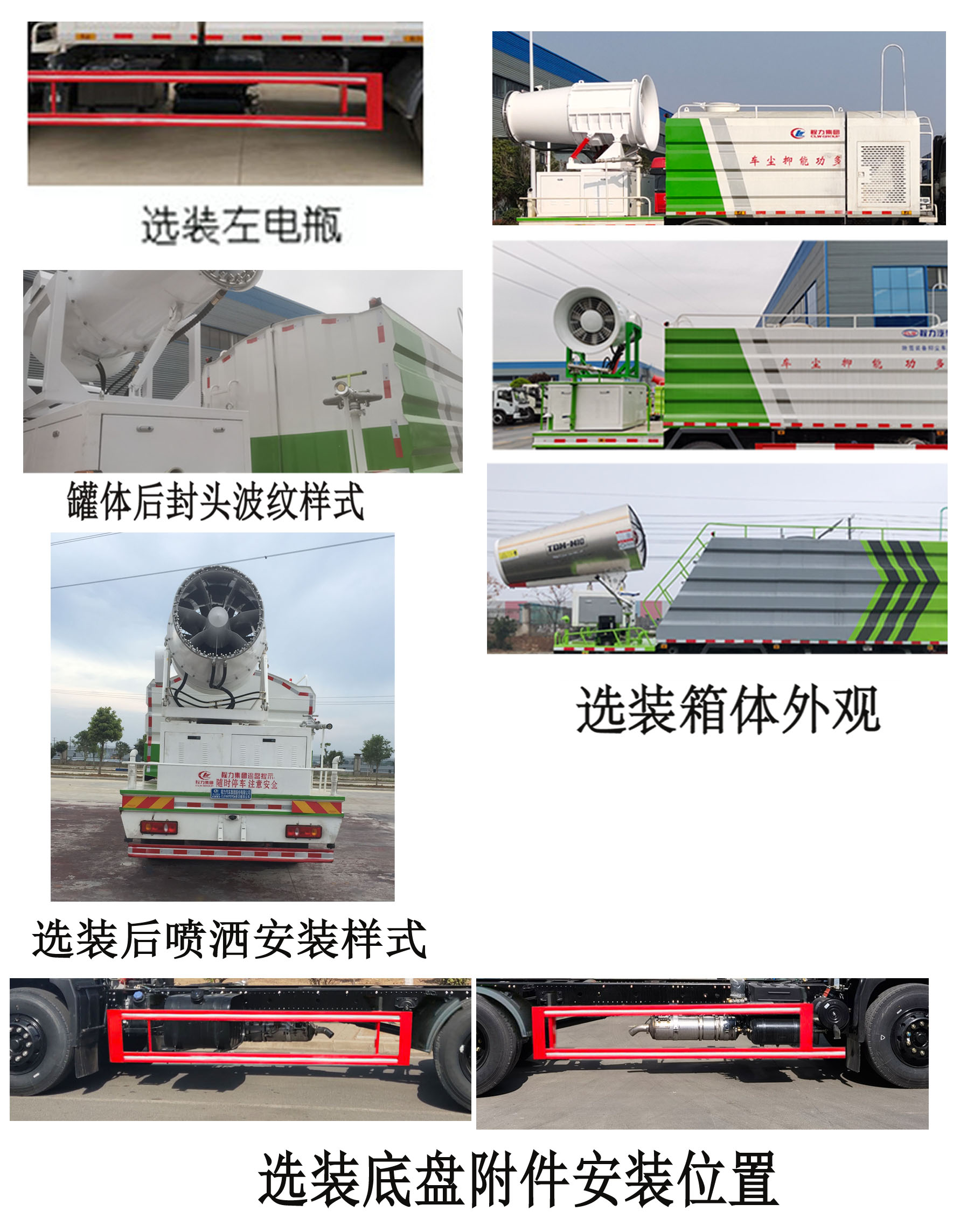 程力牌CL5180TDYD6多功能抑尘车公告图片