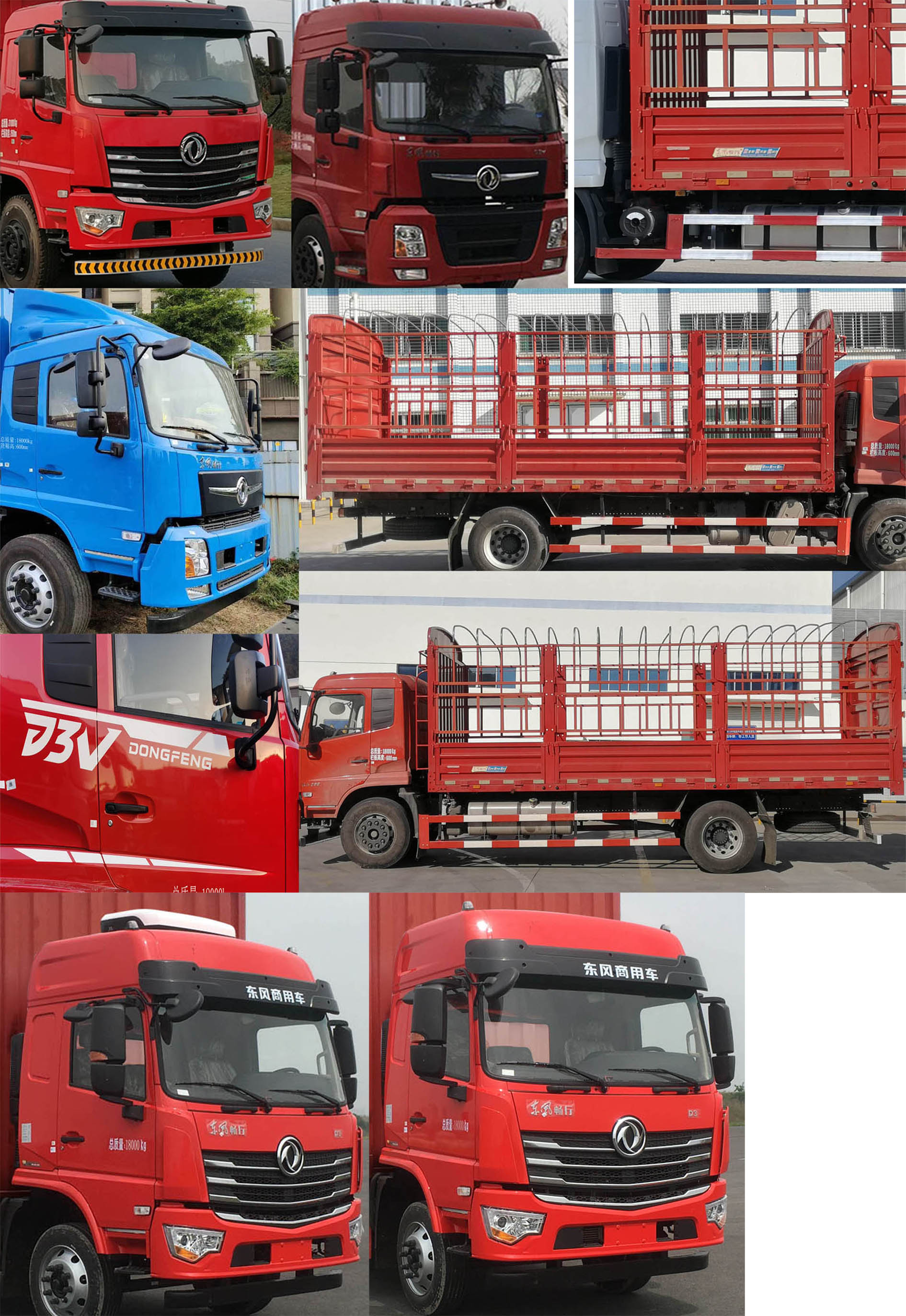 東風(fēng)牌DFV5183CCYGP6D倉柵式運(yùn)輸車公告圖片