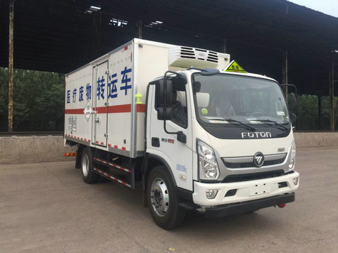 福田牌BJ5108XYYEJEA-AC1醫(yī)療廢物轉(zhuǎn)運(yùn)車(chē)公告圖片