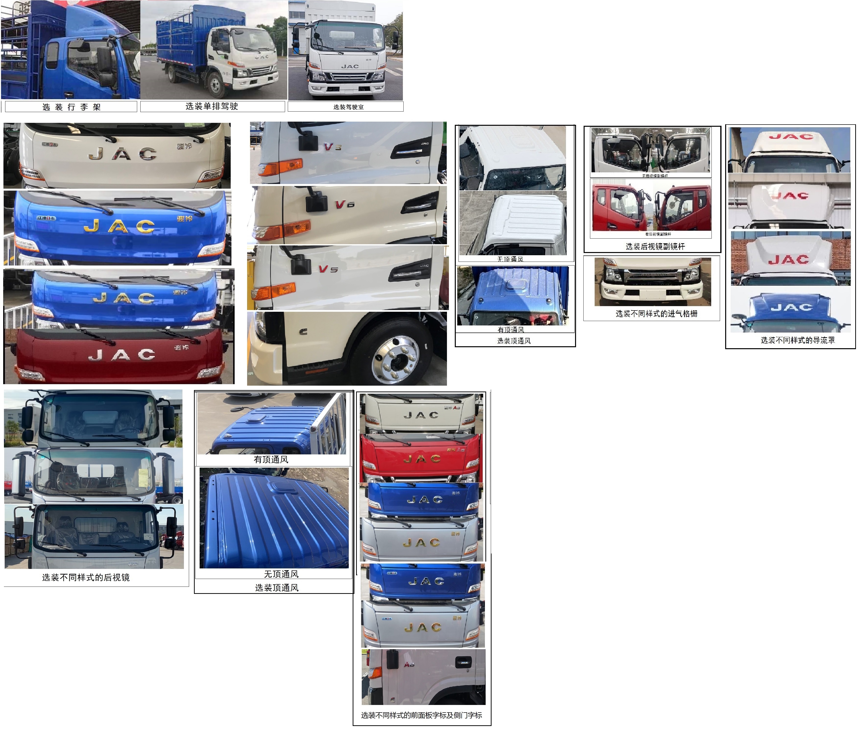 江淮牌HFC5128CCYP31K1D7S倉柵式運(yùn)輸車公告圖片