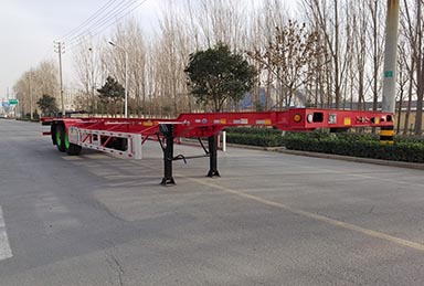 达尼奥牌14米31.4吨2轴集装箱运输半挂车(WXL9351TJZ)