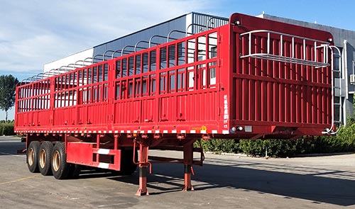 齐鲁中亚牌13米33.7吨3轴仓栅式运输半挂车(DEZ9405CCYA)