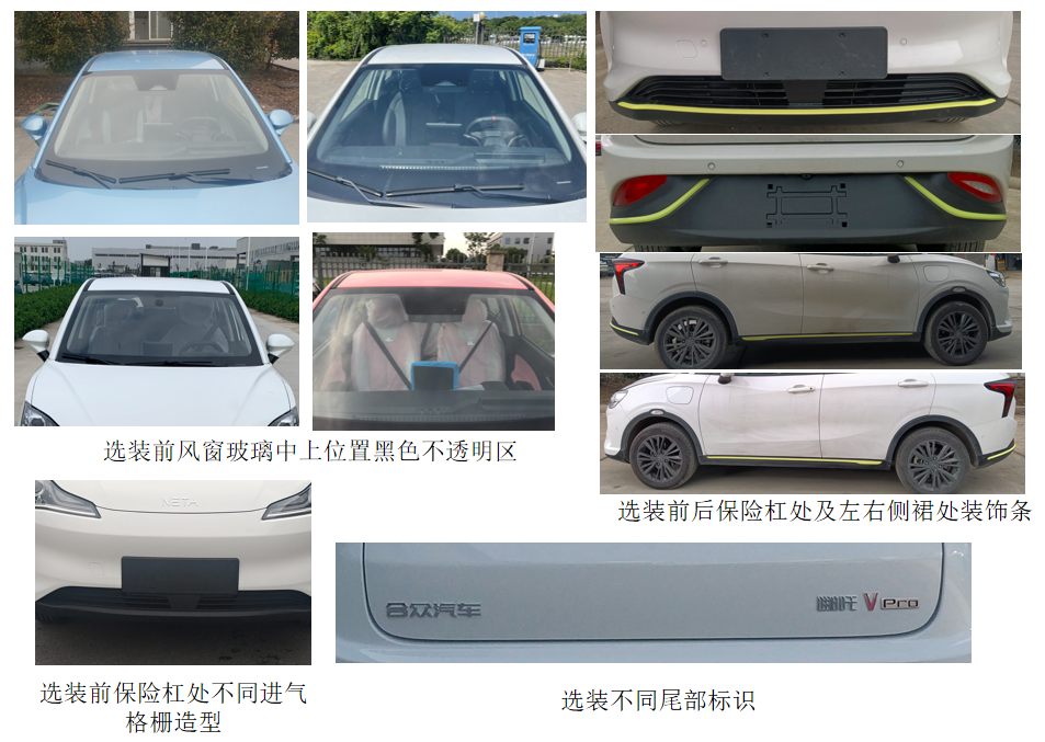 哪吒牌THZ7000BEVS113纯电动轿车公告图片