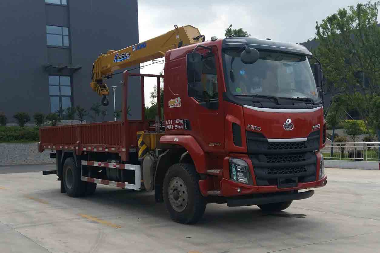 世技卡特牌XCL5185JSQH隨車起重運輸車公告圖片