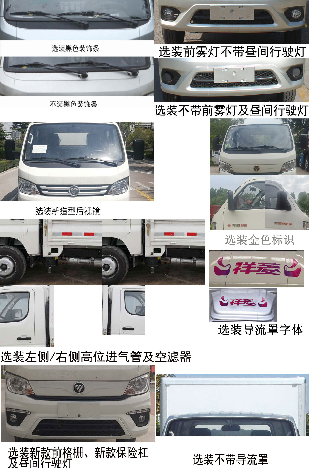 福田牌BJ5032CCY5JV6-09倉柵式運輸車公告圖片