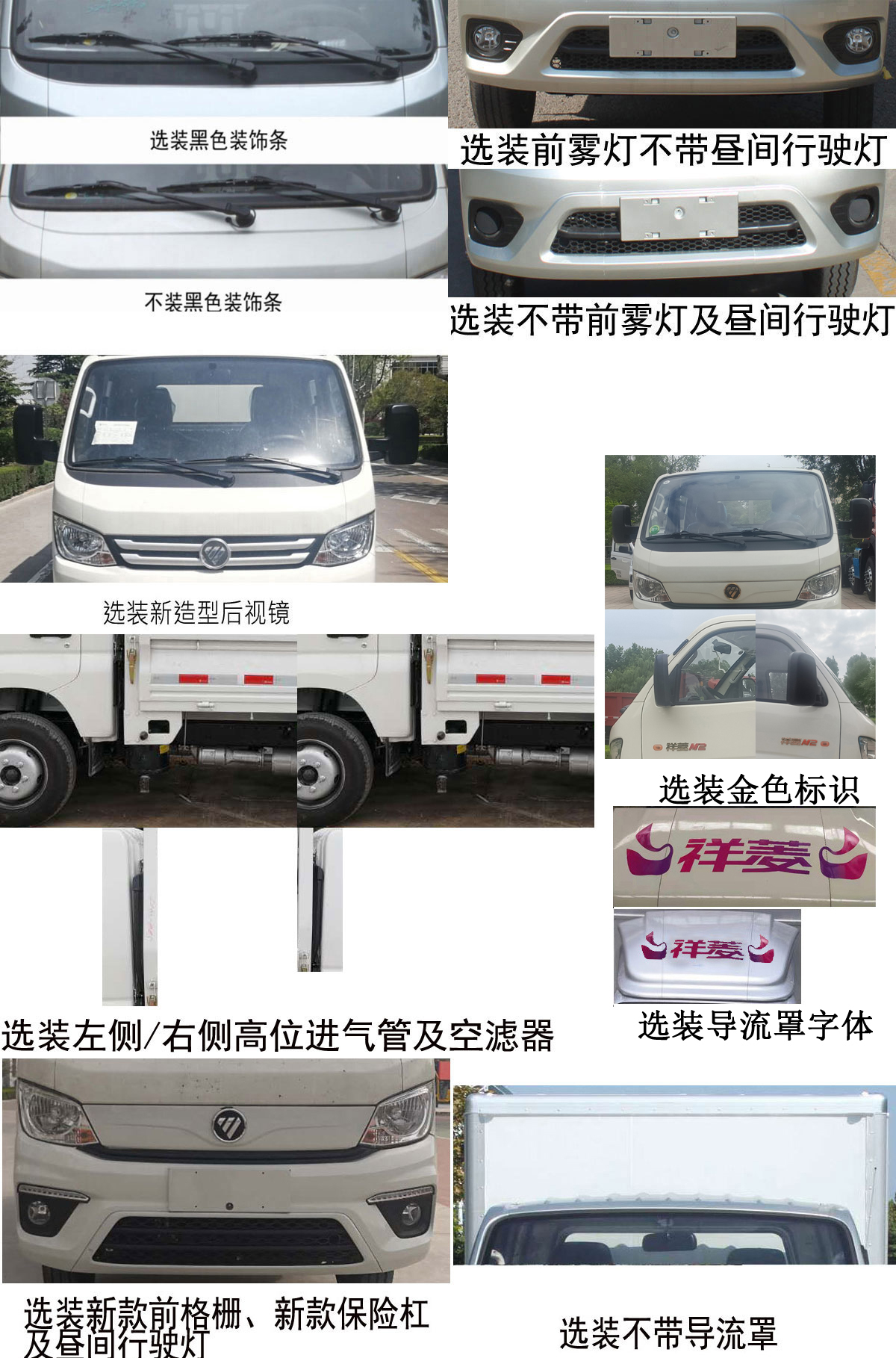 福田牌BJ5032CCY3PV5-10仓栅式运输车公告图片
