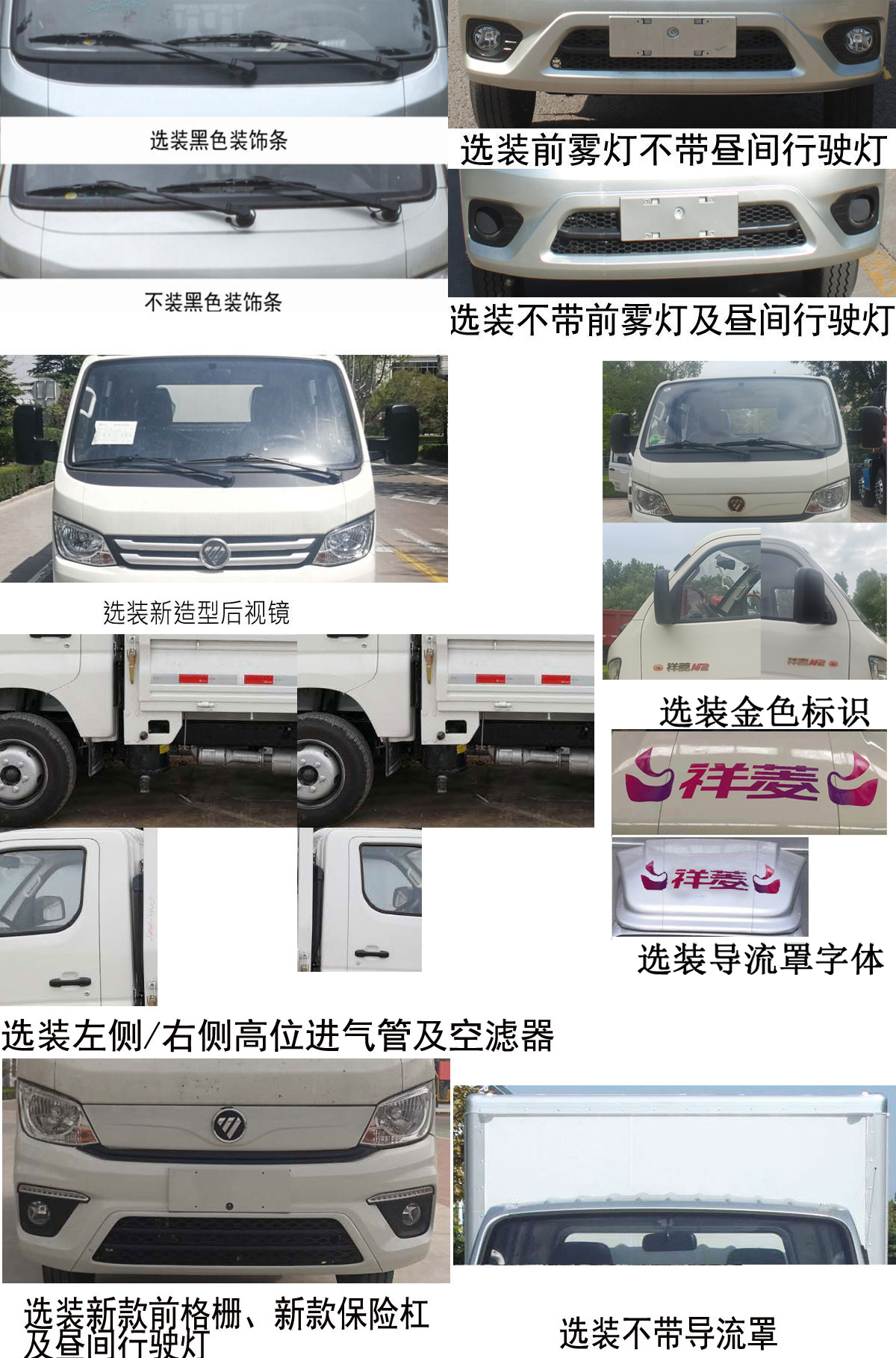 福田牌BJ5032CCY3JV6-10仓栅式运输车公告图片