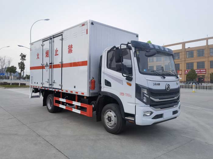楚飞牌CLQ5120XZW6E杂项危险物品厢式运输车公告图片