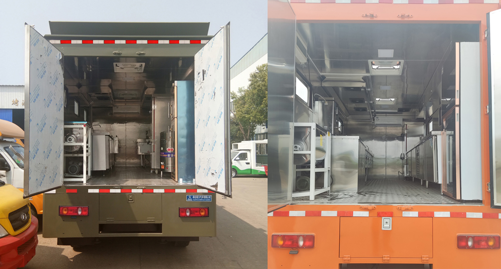 瑞力星牌RLQ5093XZCD6野外自行式炊事車(chē)公告圖片