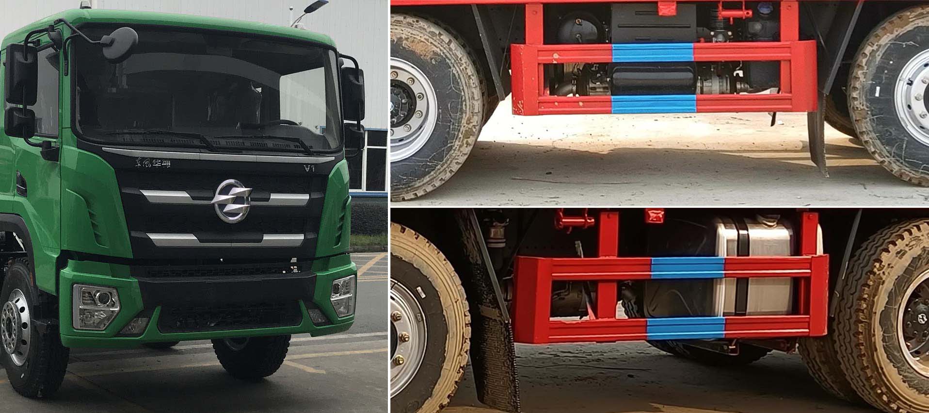 華神牌DFD5316TPBL6D31平板運輸車公告圖片