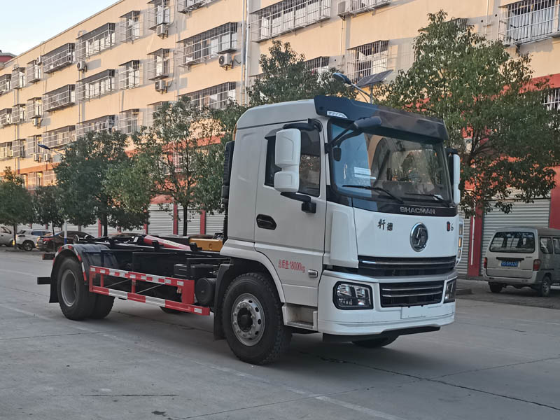 程力威牌CLW5180ZXXSX6車廂可卸式垃圾車公告圖片