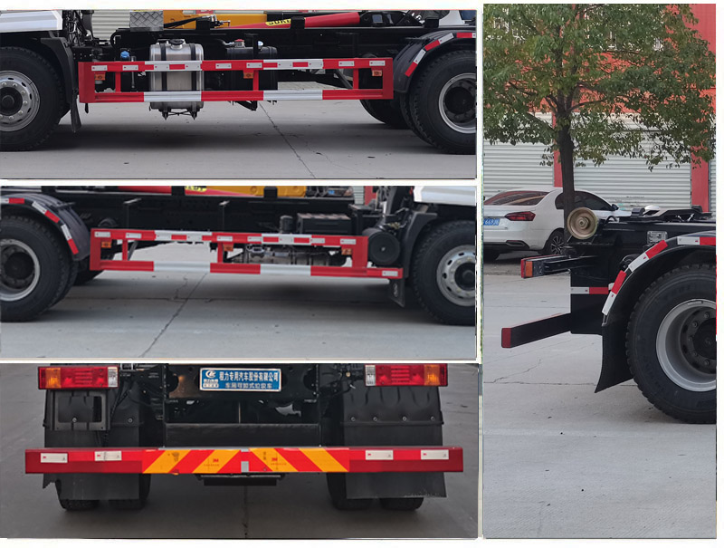 程力威牌CLW5180ZXXSX6車廂可卸式垃圾車公告圖片