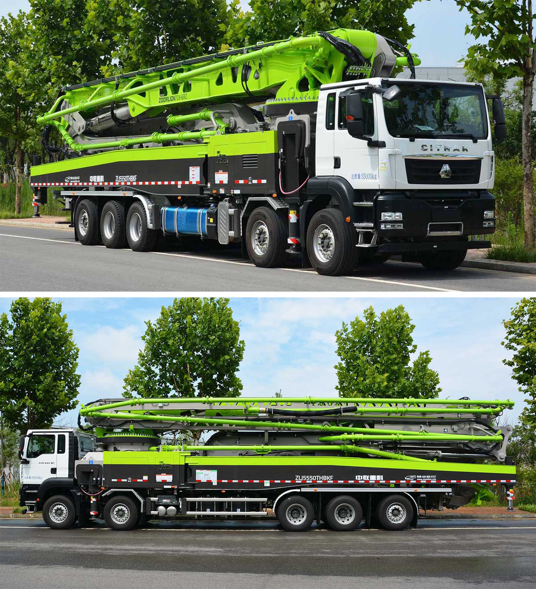 中聯(lián)牌ZLJ5550THBKF混凝土泵車(chē)公告圖片