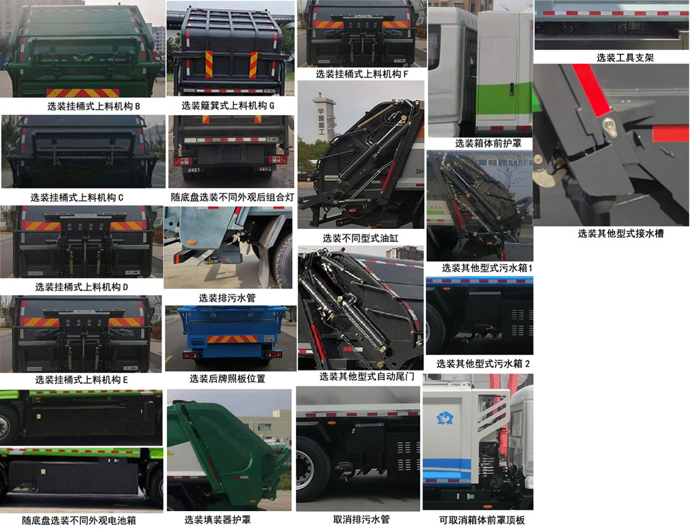 宇通牌YTZ5183ZYSD0BEV純電動(dòng)壓縮式垃圾車(chē)公告圖片