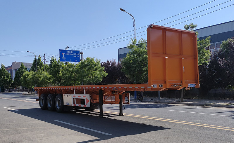 万辉牌11.5米35.2吨3轴平板运输半挂车(FST9402TPB)