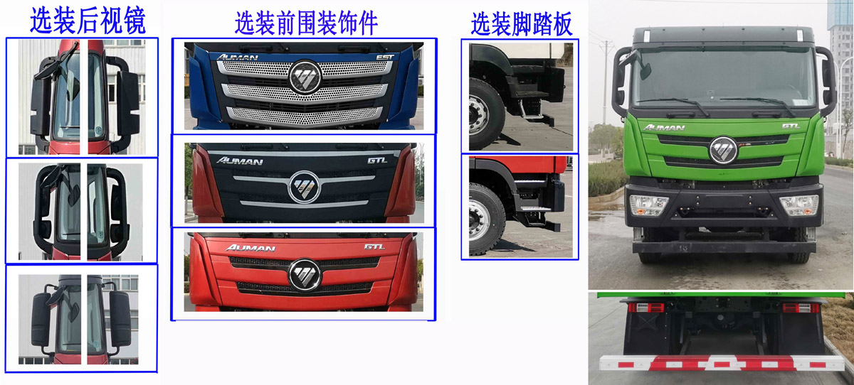 青特牌CQT5310ZLJA56HBEV换电式纯电动自卸式垃圾车公告图片