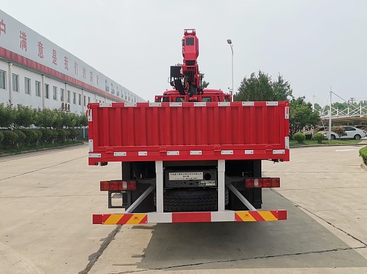 綠葉牌JYJ5257JSQF隨車起重運(yùn)輸車公告圖片