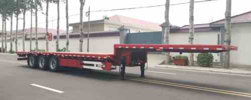 低平板半挂车