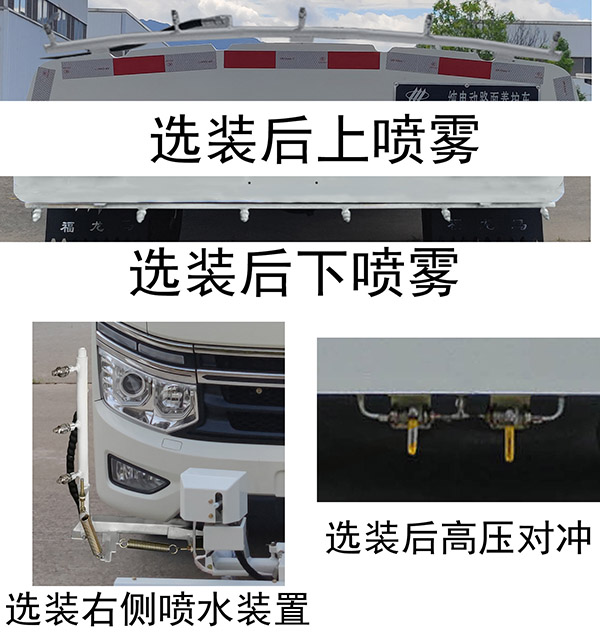 福龙马牌FLM5040TYHFSBEV纯电动路面养护车公告图片