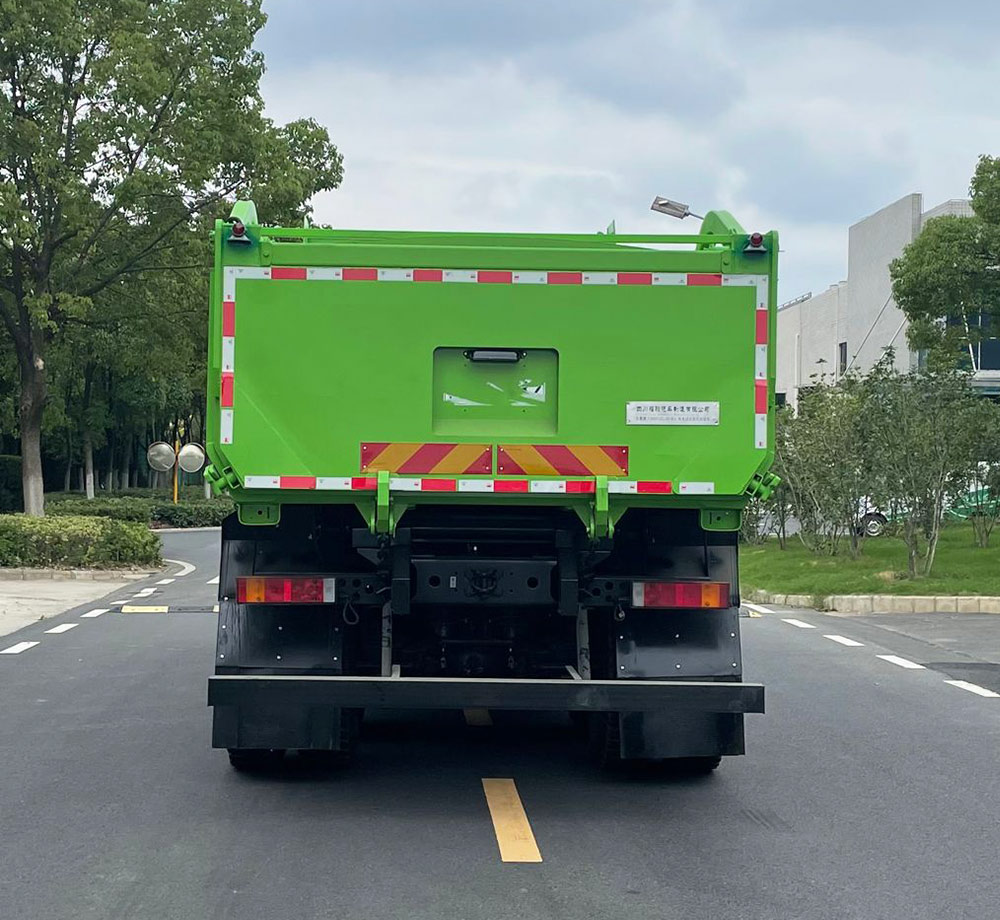 华蜀牌FJS5310ZLJDFBEV纯电动自卸式垃圾车公告图片