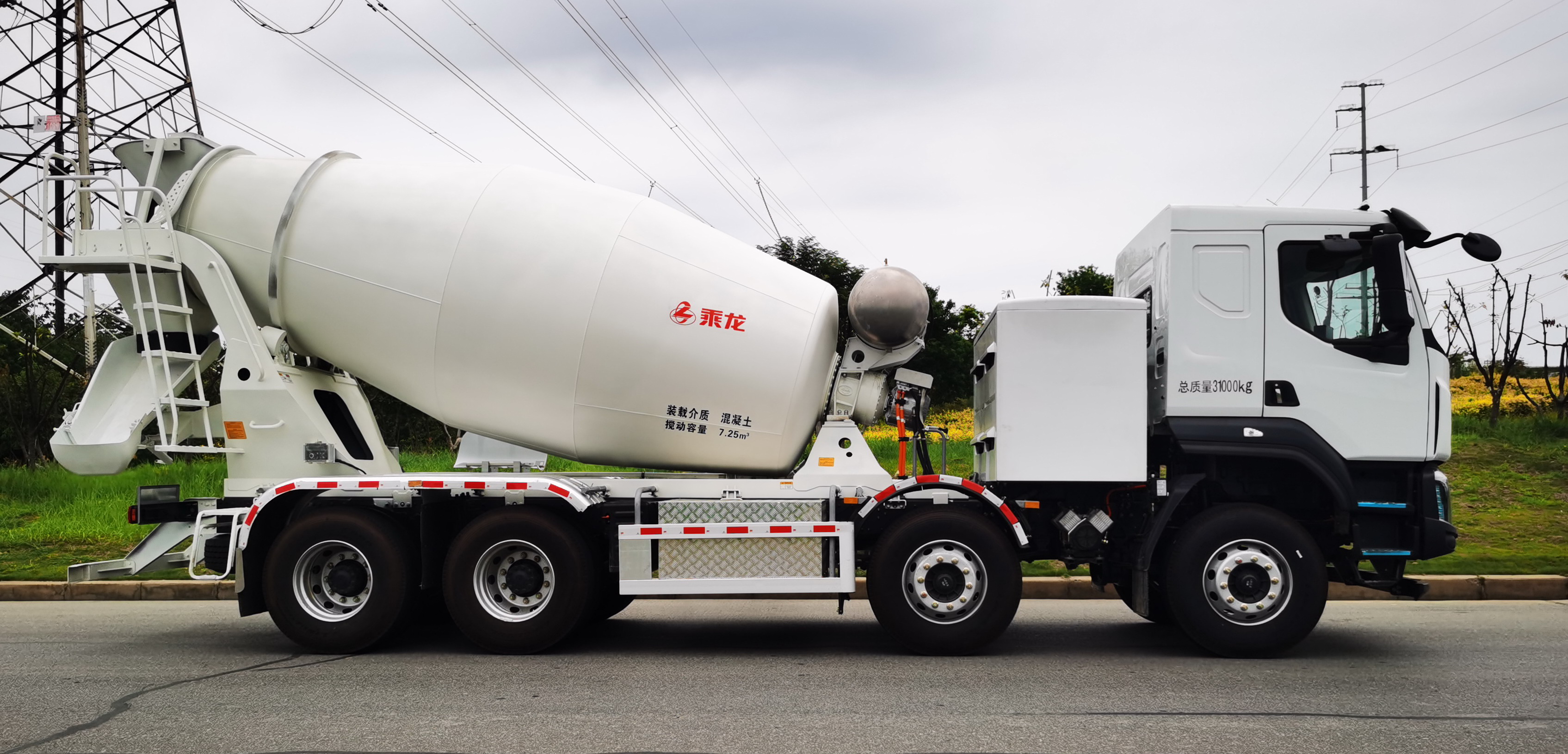 乘龍牌LZ5310GJBH5FZBEV101純電動混凝土攪拌運輸車公告圖片