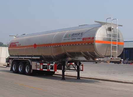 盛润牌12.2米34吨3轴铝合金运油半挂车(SKW9405GYYL)