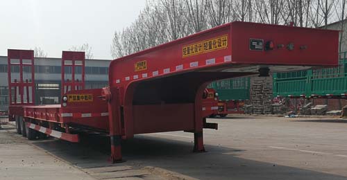 通广九州牌13.8米34吨3轴低平板半挂车(MJZ9400TDP)