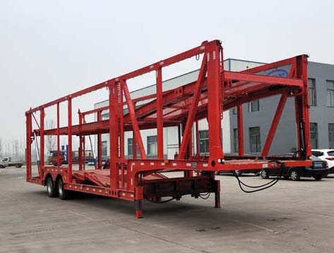庄宇牌13.8米14.8吨2轴乘用车辆运输半挂车(ZYC9220TCC)