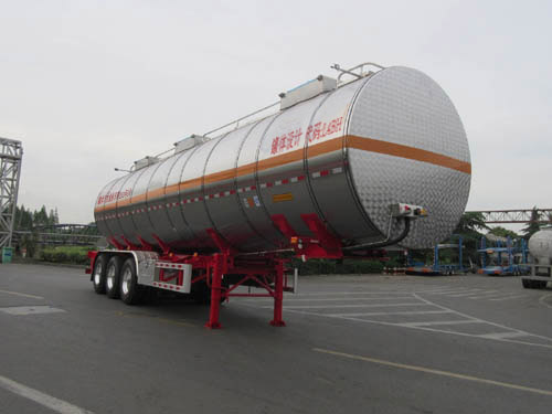 通华牌12米31.5吨3轴易燃液体罐式运输半挂车(THT9405GRYE)
