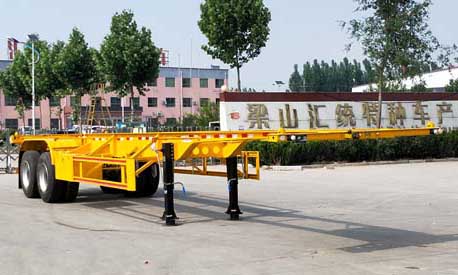 福运马牌11.3米31.2吨2轴集装箱运输半挂车(LWG9351TJZA)