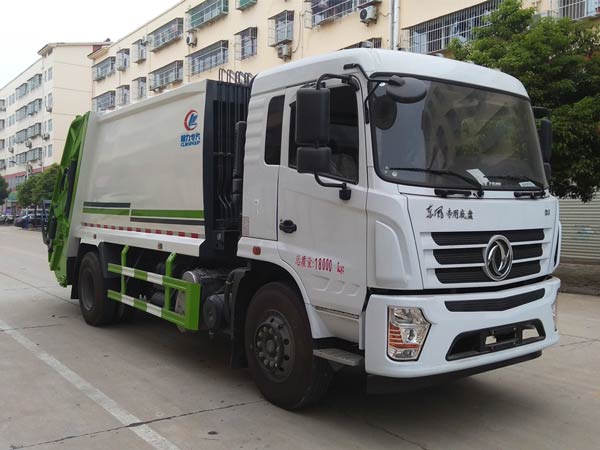程力威牌CLW5182ZYSD6压缩式垃圾车公告图片
