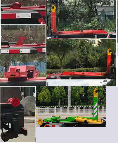 楚飞牌CLQ5040ZXX6E车厢可卸式垃圾车公告图片