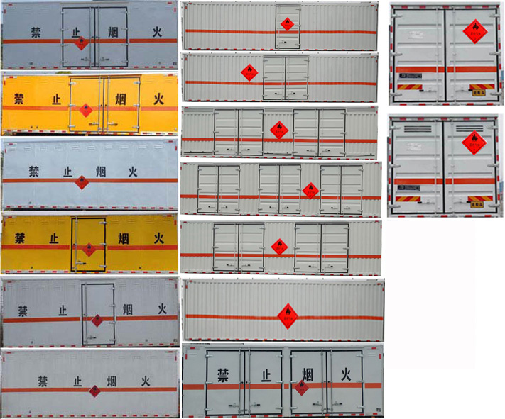 江特牌JDF5180XRYDFH6易燃液体厢式运输车公告图片