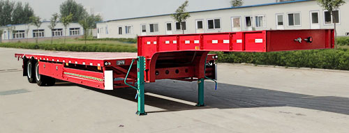 勇超牌13.8米30.1吨2轴低平板半挂车(YXY9352TDP)