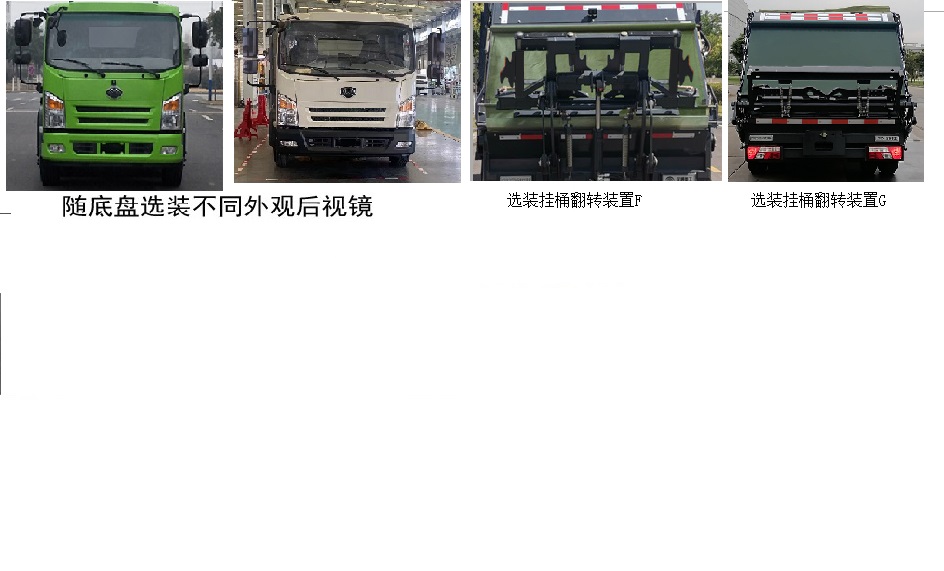 宇通牌YTZ5081ZYST0D6壓縮式垃圾車公告圖片