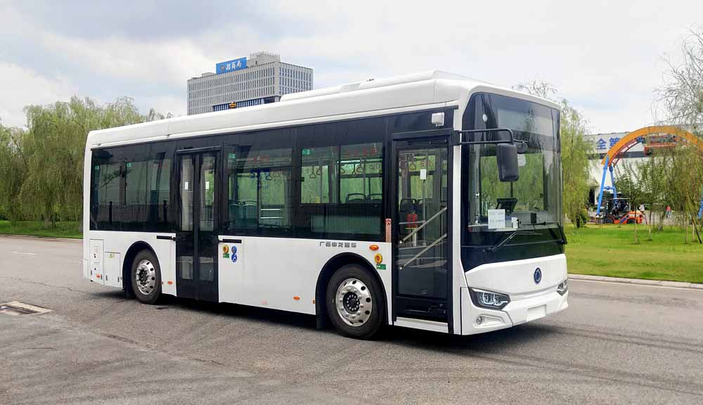 紫象牌8.9米17-28座纯电动低地板城市客车(HQK6885UBEVP1)
