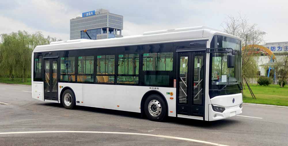 紫象牌10.7米21-36座纯电动低地板城市客车(HQK6115UBEVP1)