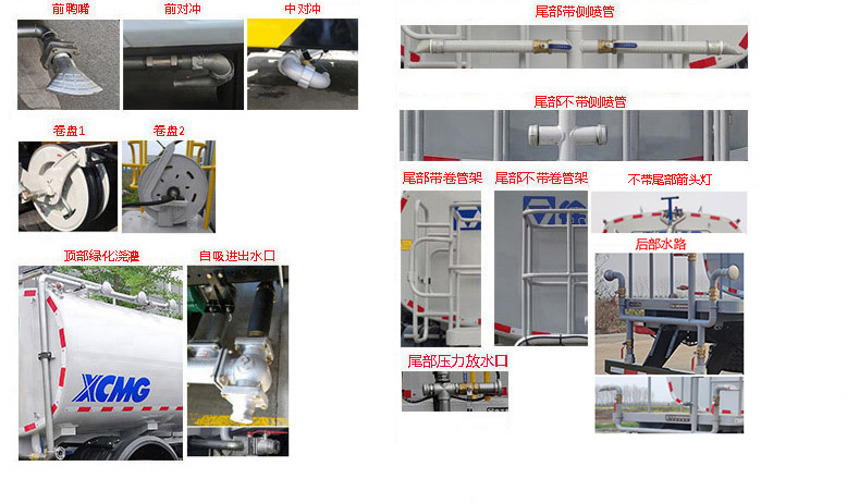 徐工牌DXA5080GPSDBEV純電動綠化噴灑車公告圖片