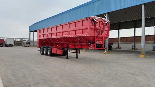 吉鲁恒驰牌13米28吨3轴散装粮食运输半挂车(PG9402ZLS)