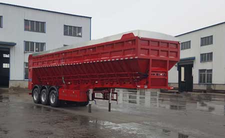 吉鲁恒驰牌13米30.5吨3轴散装粮食运输半挂车(PG9406ZLS)